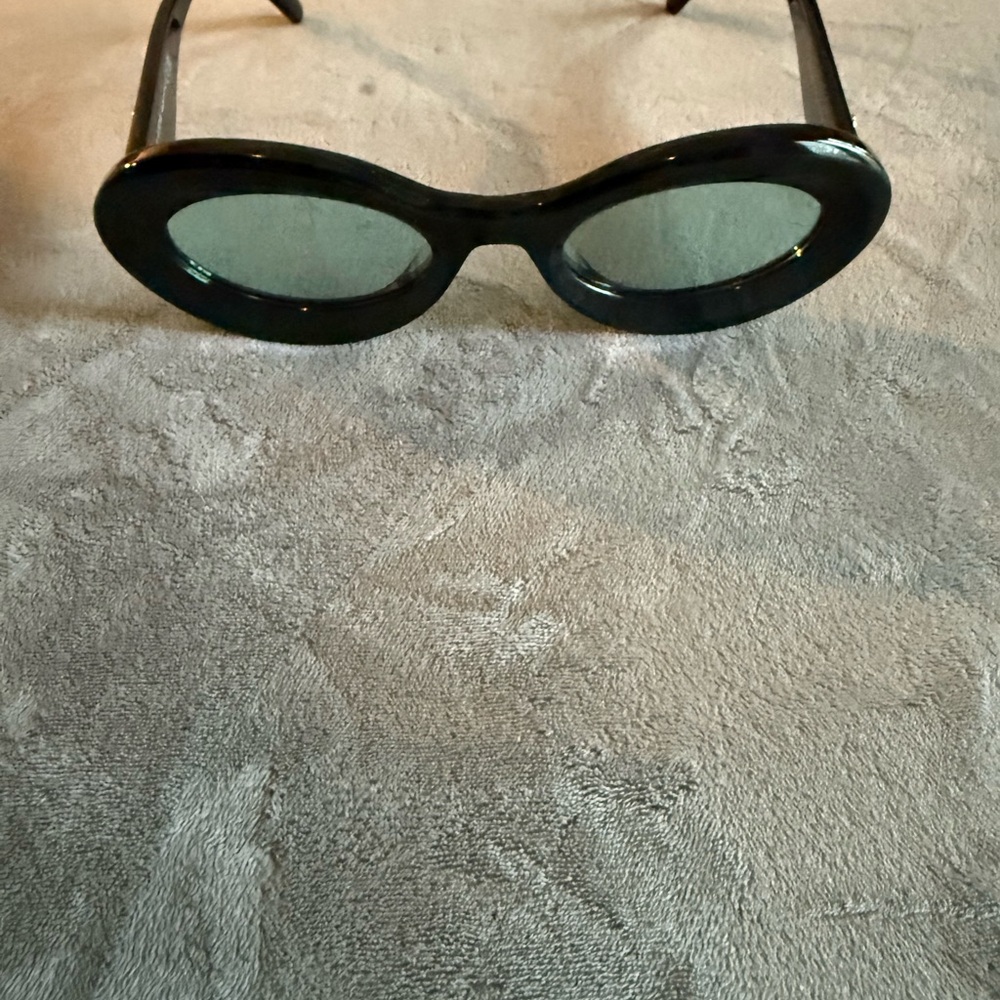 Loewe Black Oval Sunglasses